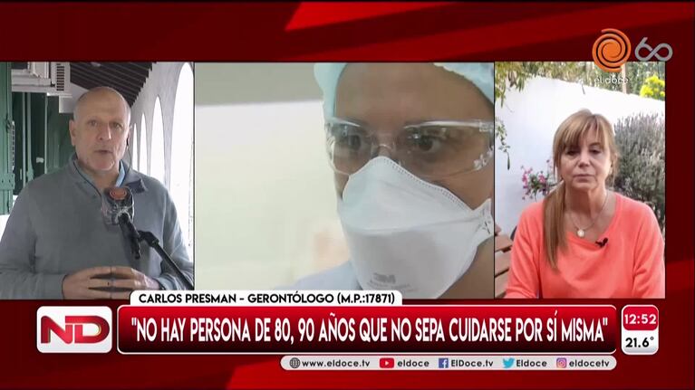 Caminatas permitidas y adultos mayores: "Si están sanos, que salgan", dijo un experto