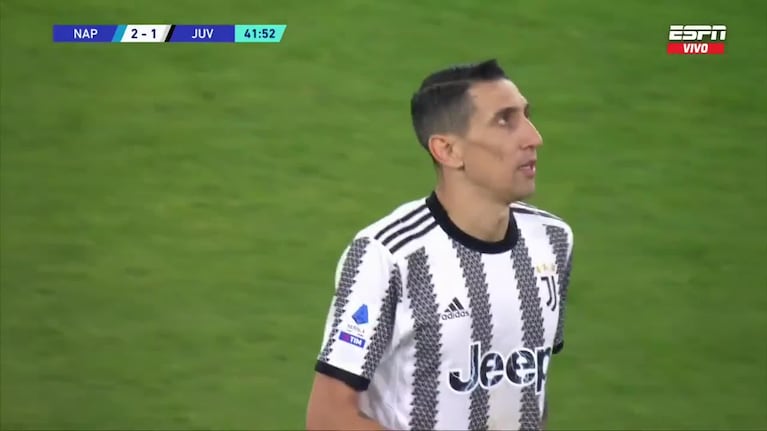 Di María marcó el gol de la Juventus pero no alcanzó