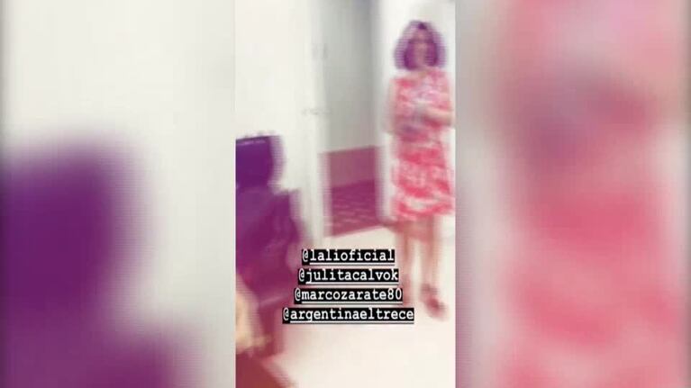 La China Suarez cantó "Lindo pero Bruto" de Lali