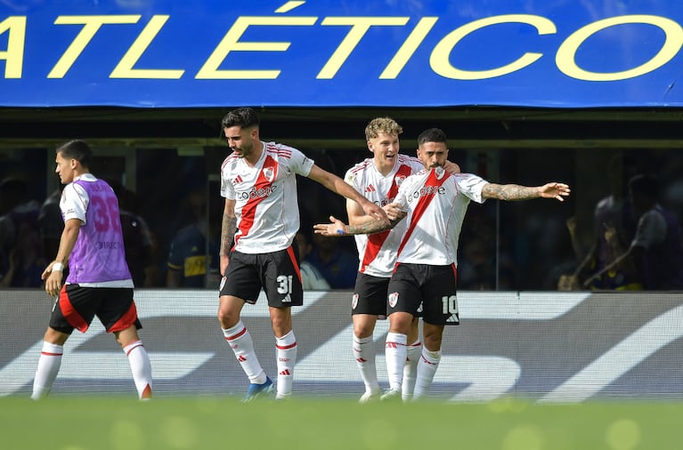 El gol de River que puso el 1 a 0 contra Boca en el superclásico 