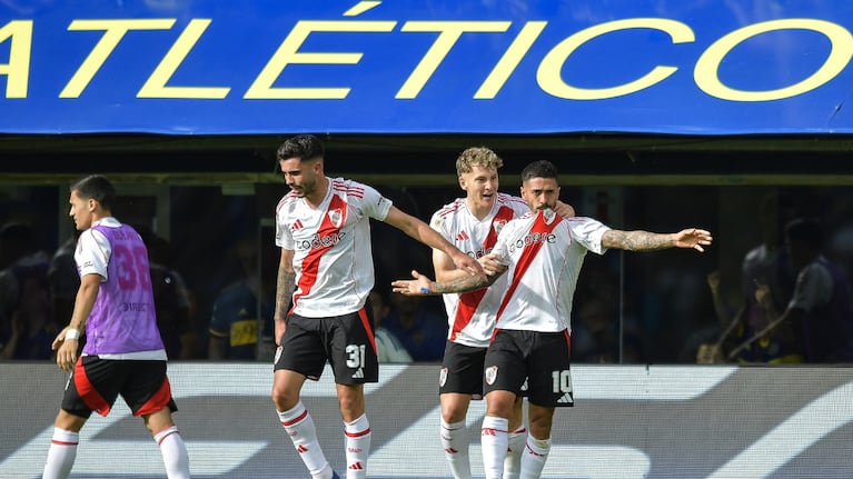 El gol de River que puso el 1 a 0 contra Boca en el superclásico