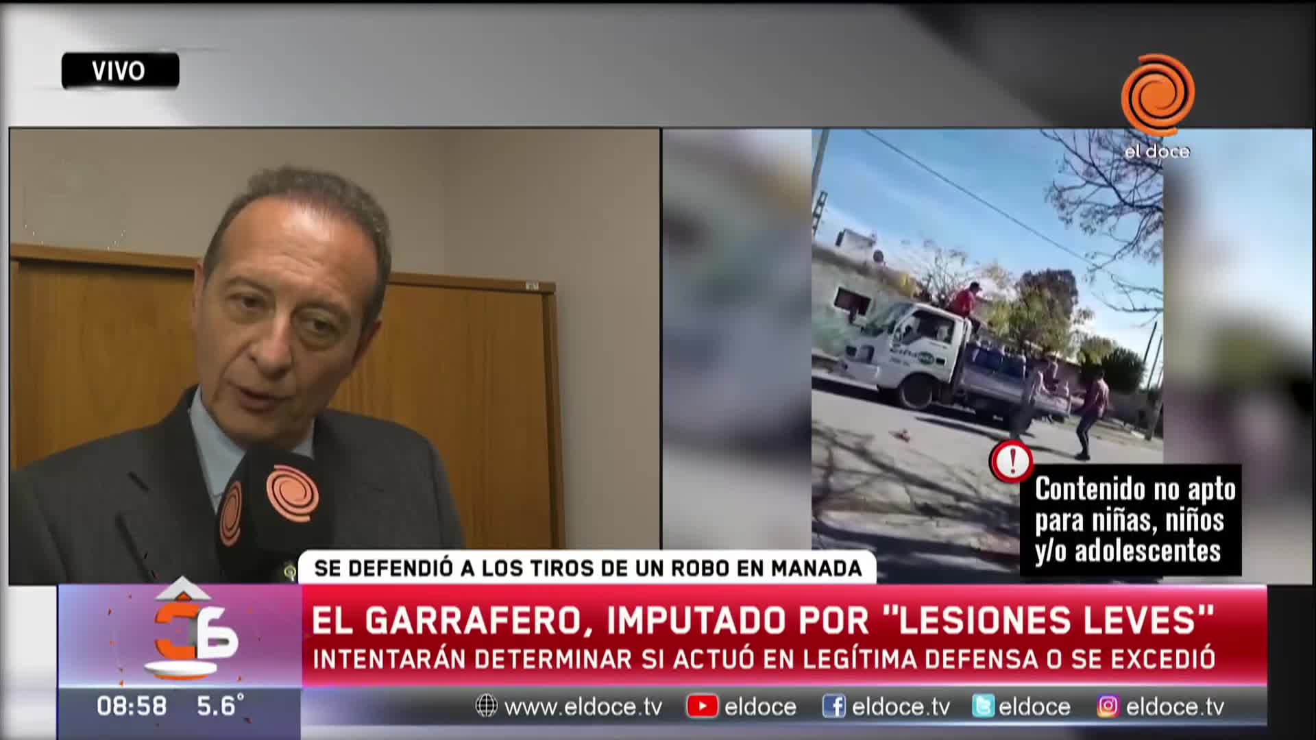 El fiscal explicó por qué imputó al garrafero