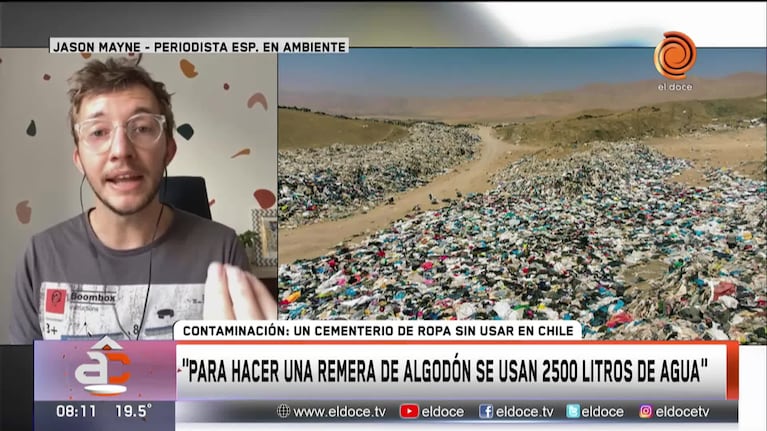 Cementerio textil en el Desierto de Atacama: ropa sin uso que contamina