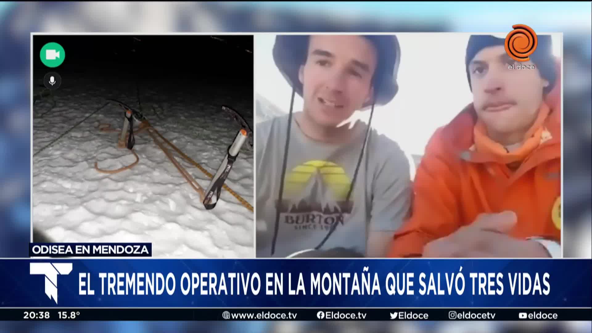 Dos jóvenes de Carlos Paz rescataron a tres andinistas en el Aconcagua