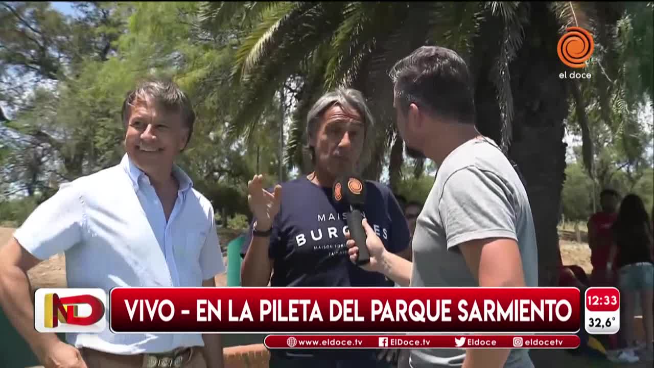 La pileta del Parque Sarmiento, una opción para pasar el calor en la ciudad