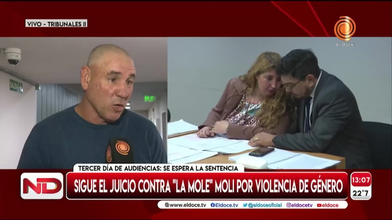 La Mole Moli: "Me arrepiento y se lo dije a la justicia, me hice cargo"