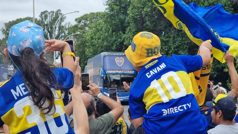 Boca ya está en Córdoba para enfrentar a Vélez: así fue el recibimiento de los hinchas