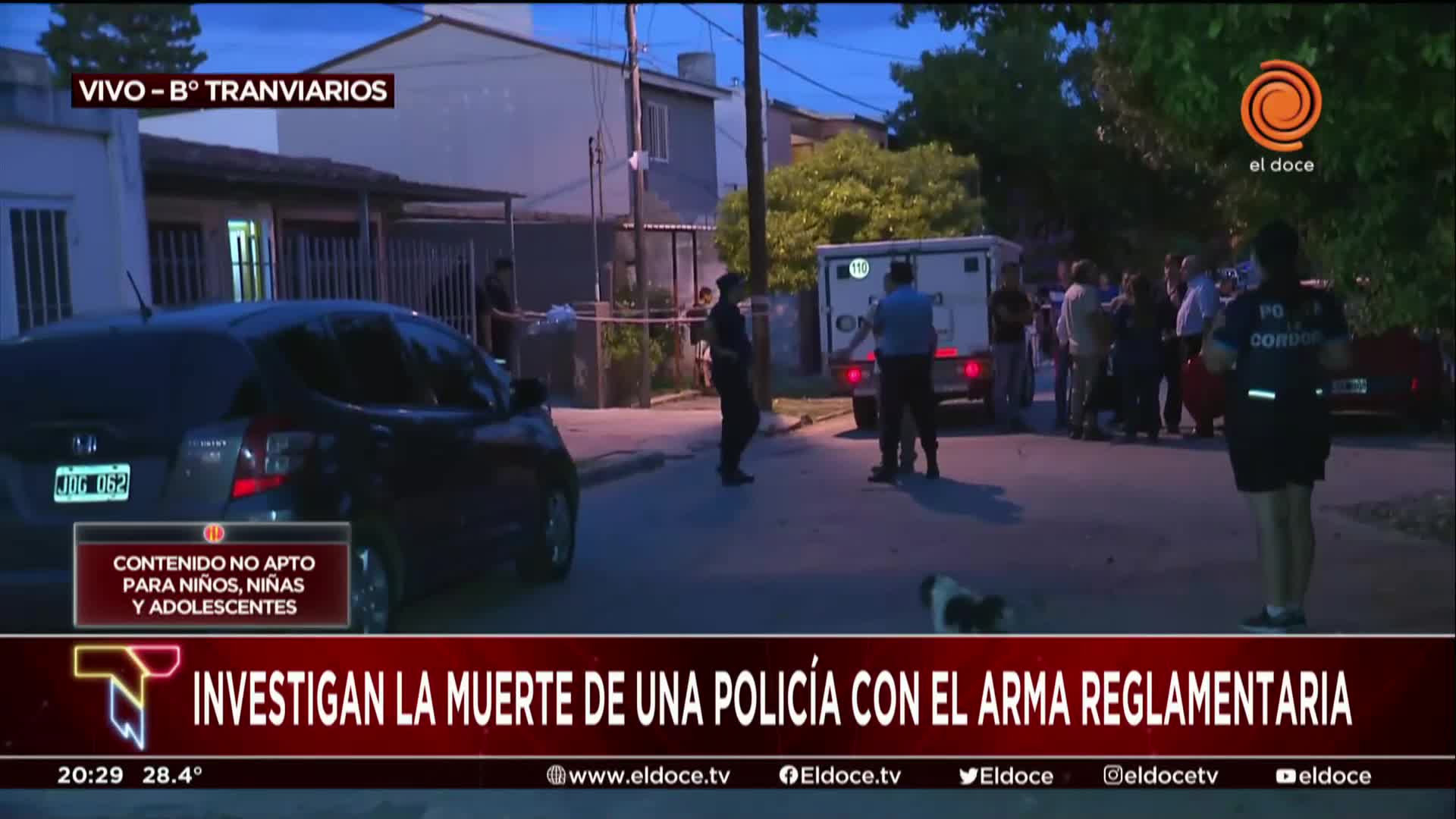 Vecinos aseguraron que se oyeron disparos en la casa donde murió una policía