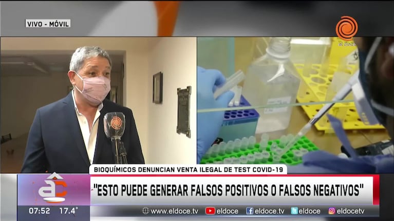 Coronavirus: denuncian venta ilegal de test en Córdoba