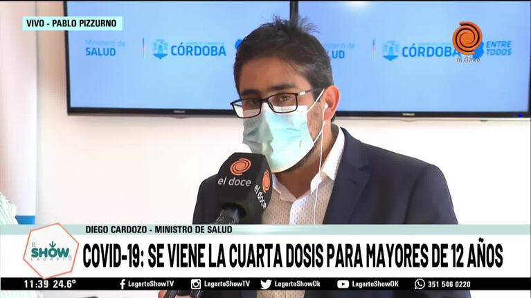 Covid-19: vacunarán con cuarta dosis en Córdoba