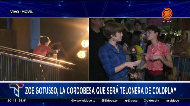 Sunset en el Río: Zoe Gotusso se presentó gratis en la Costanera
