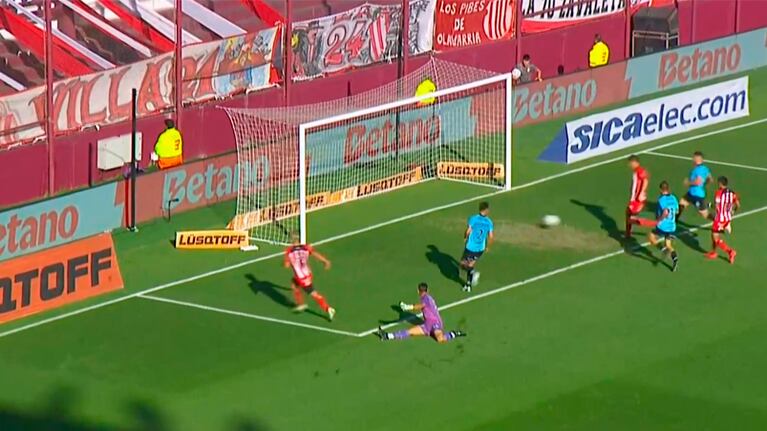 El gol de Bruera para el 1 a 1 de Barracas Central ante Belgrano