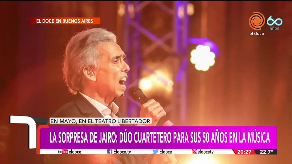 Jairo reveló que cantará con un cuartetero por sus 50 años