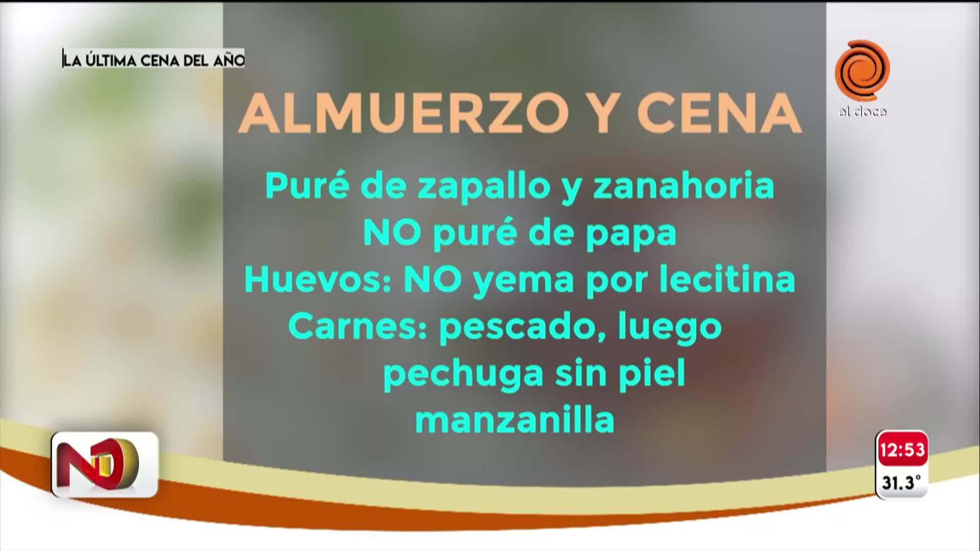 La última cena del 2019: los consejos para cuidar el cuerpo