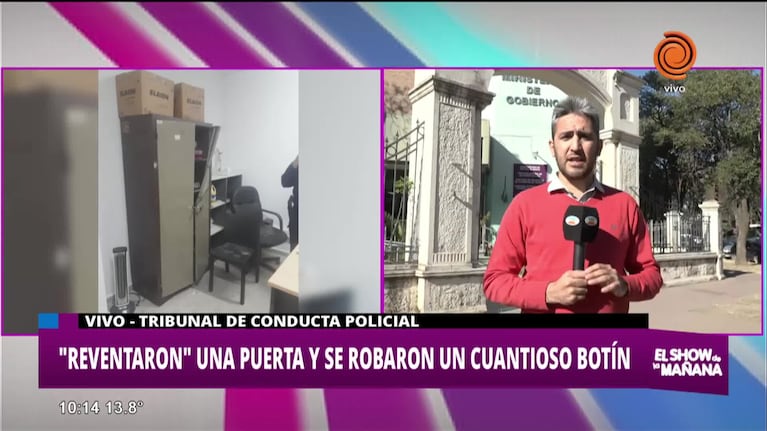 Robo y misterio en la Comisaría 14