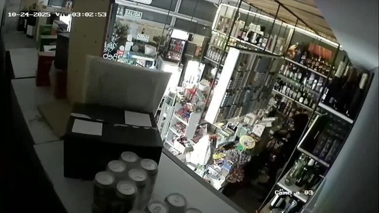 El primer robo en kiosco de Carlos Paz