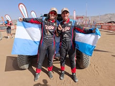 Cordobeses campeones del Dakar  Cavigliasso y Pertegarini