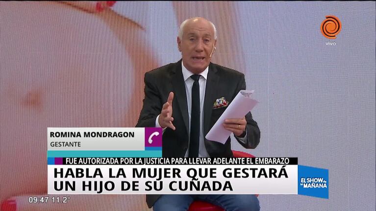 Habló la cordobesa que gestará el hijo de su cuñada