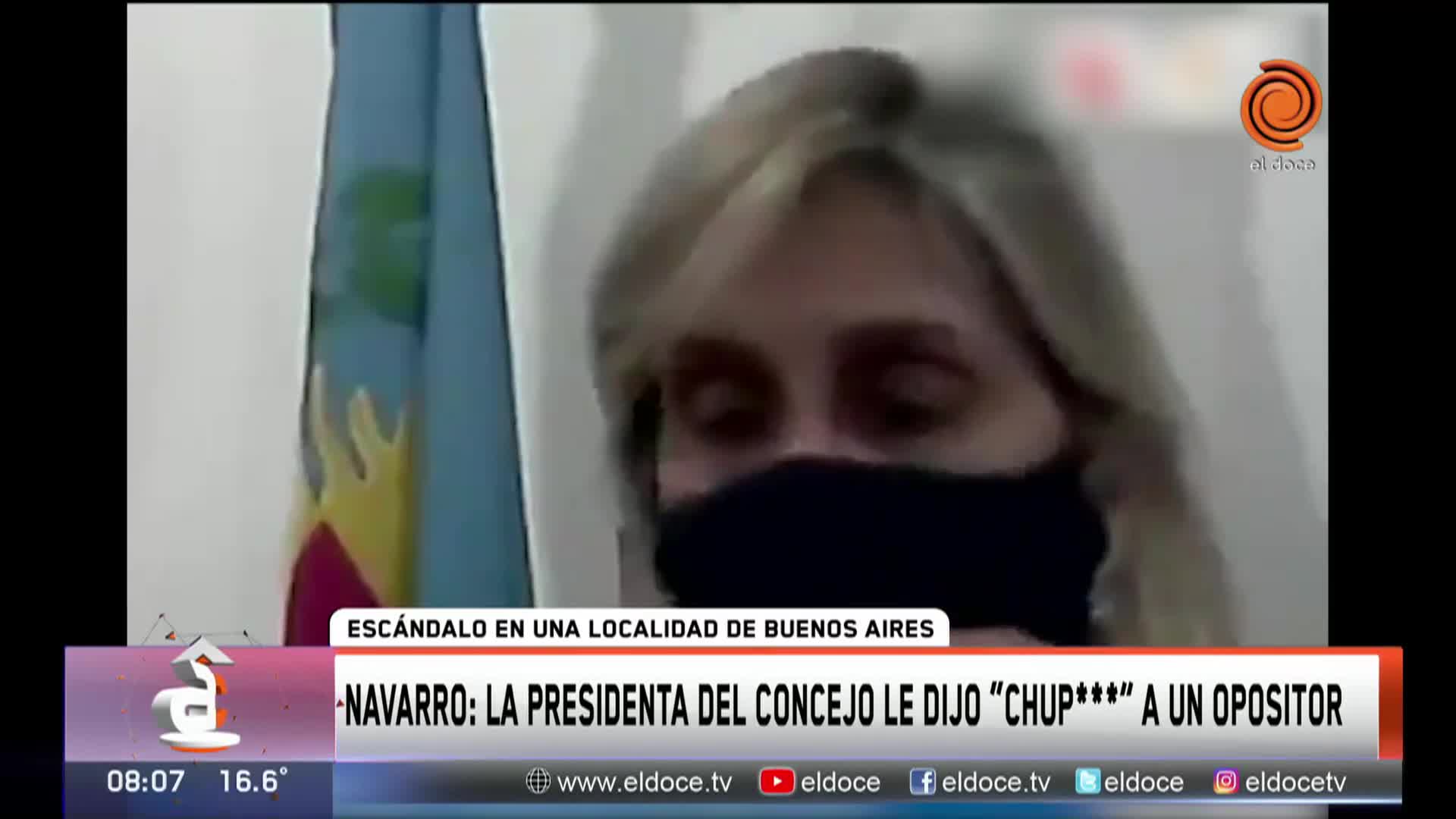 Navarro: le dijo "Chupala" a un opositor