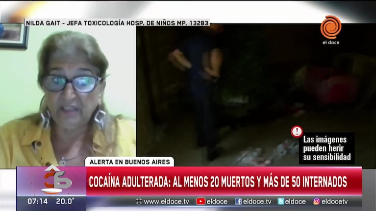 Cocaína adulterada: "Se sospecha que puede ser fentanilo, un opiáceo sintético"