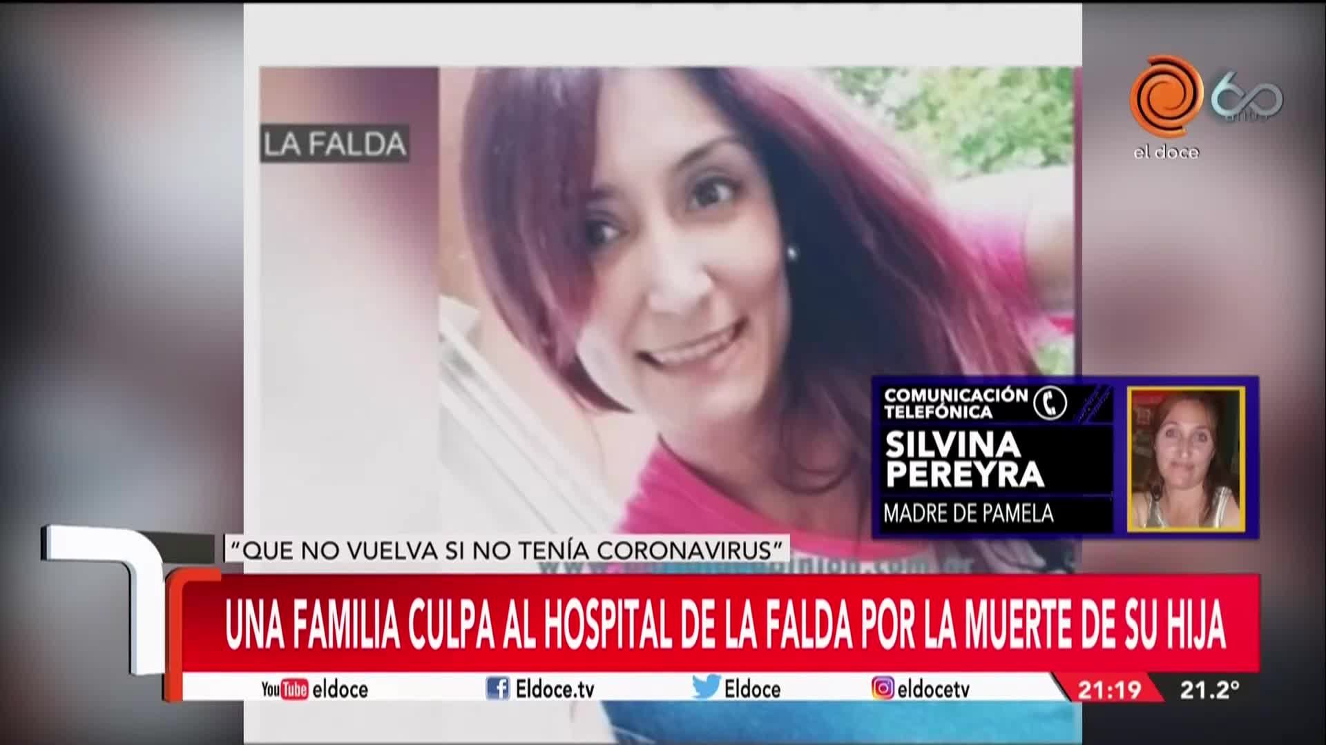 Habló la madre de la joven que murió en La Falda: acusan al Hospital