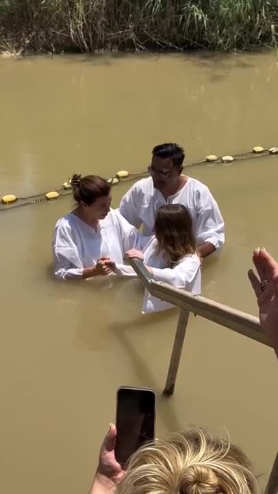 Bautismo Celeste Ponce en el río Jordán