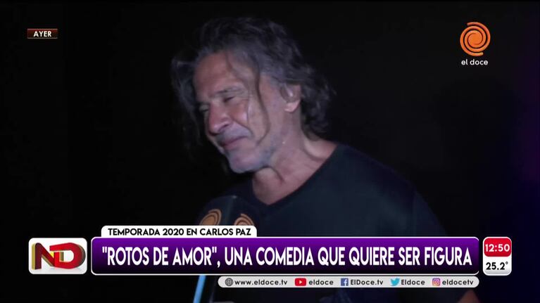 "Rotos de Amor": cuatro grandes que debutaron en Carlos Paz