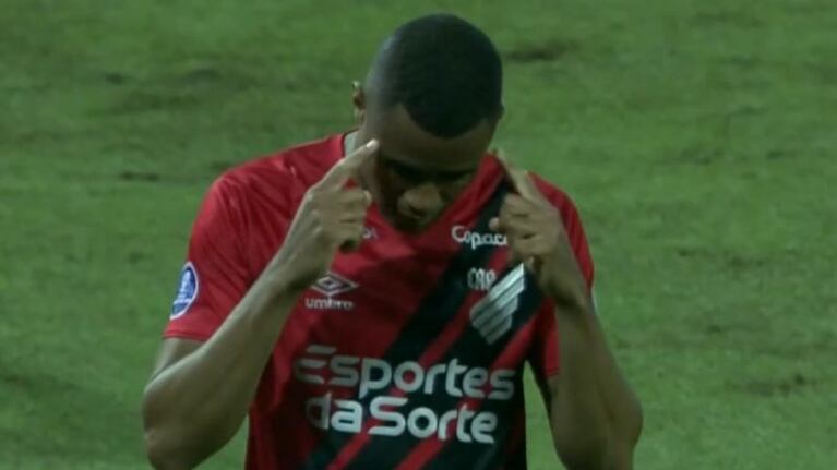 El gol de Erick y el 1 a 1 de Atlético Paranaense ante Belgrano