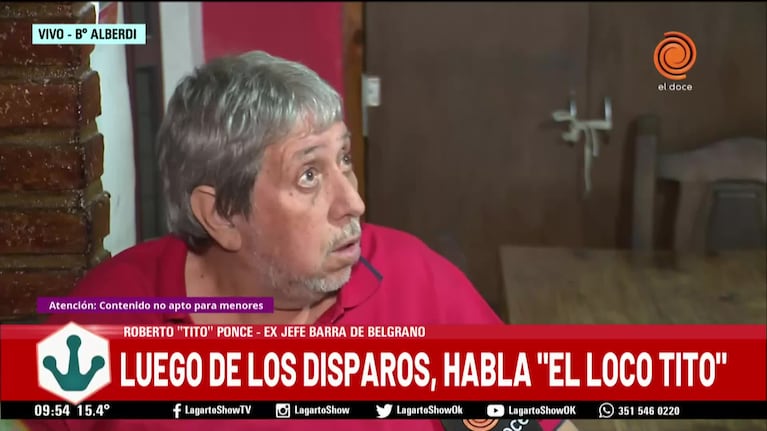 Por primera vez, el Loco Tito habló tras la balacera