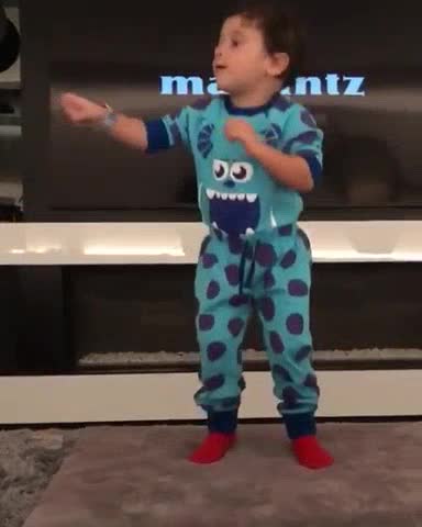 El genial baile del hijo de Messi