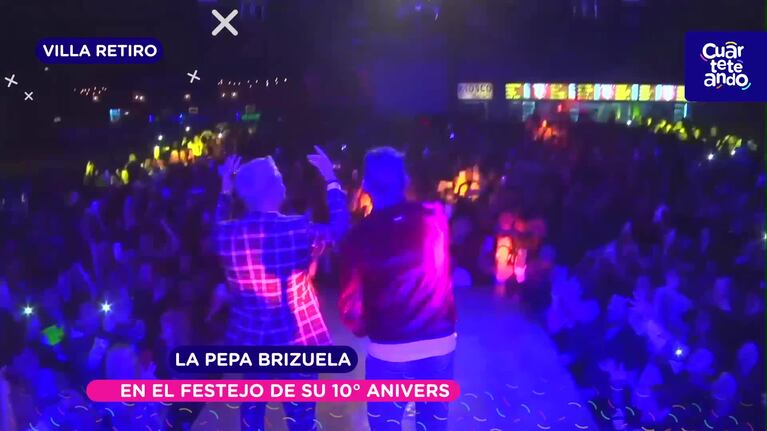El reencuentro de la Pepa Brizuela y Dani Guardia