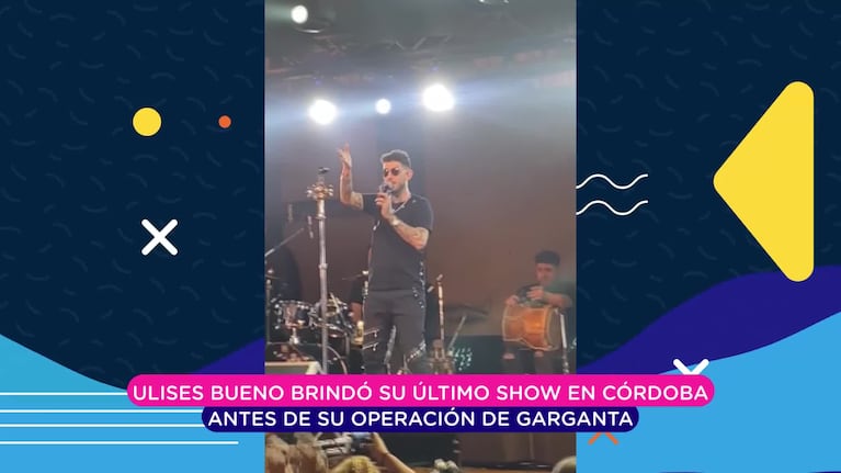 Las palabras de Ulises en el cierre del show en el Sargento