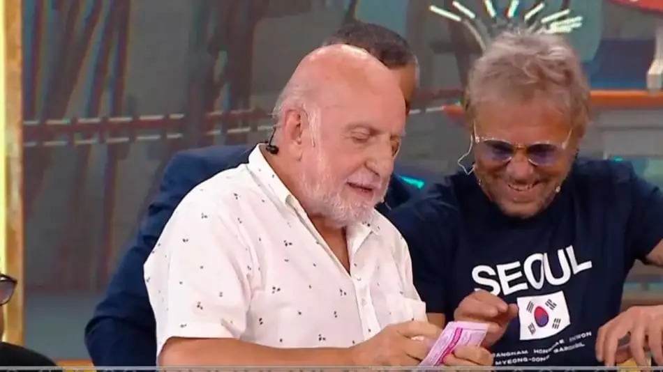 La algarabía de Pagani al ganar la lotería en vivo: "¡Me salvé!"