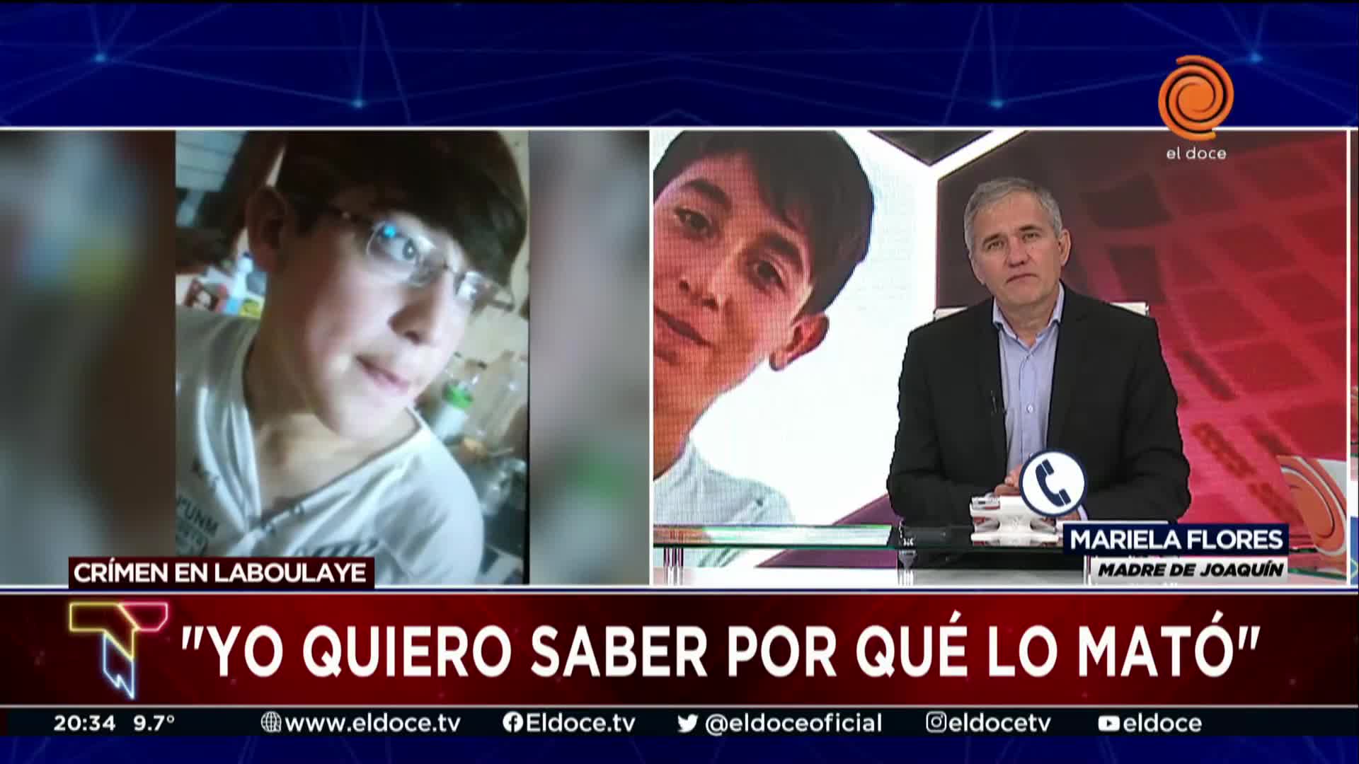 La mamá de Joaquín confirmó que hubo un solo asesino