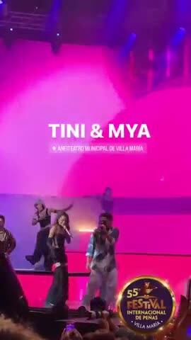  Tini y los MYA interpretaron 2:50 en Villa María