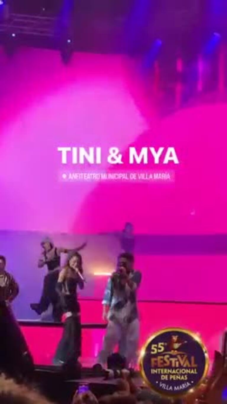  Tini y los MYA interpretaron 2:50 en Villa María