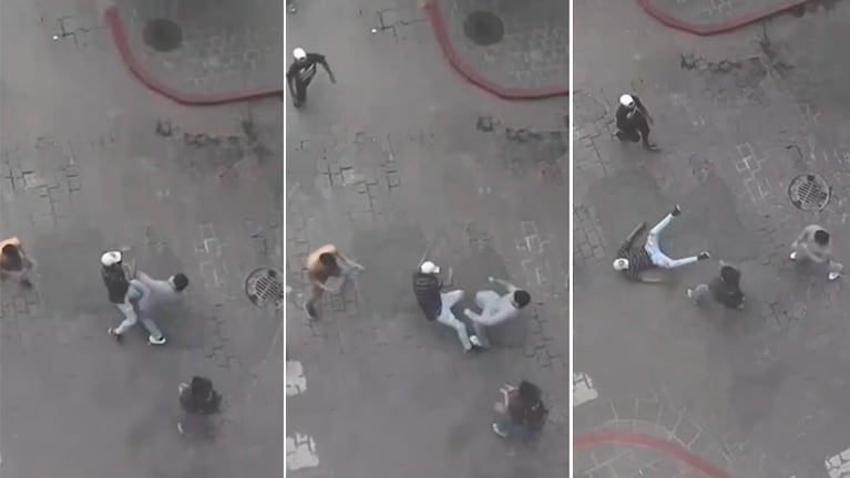 Video: la salvaje pelea que dejó siete detenidos en pleno centro de Córdoba