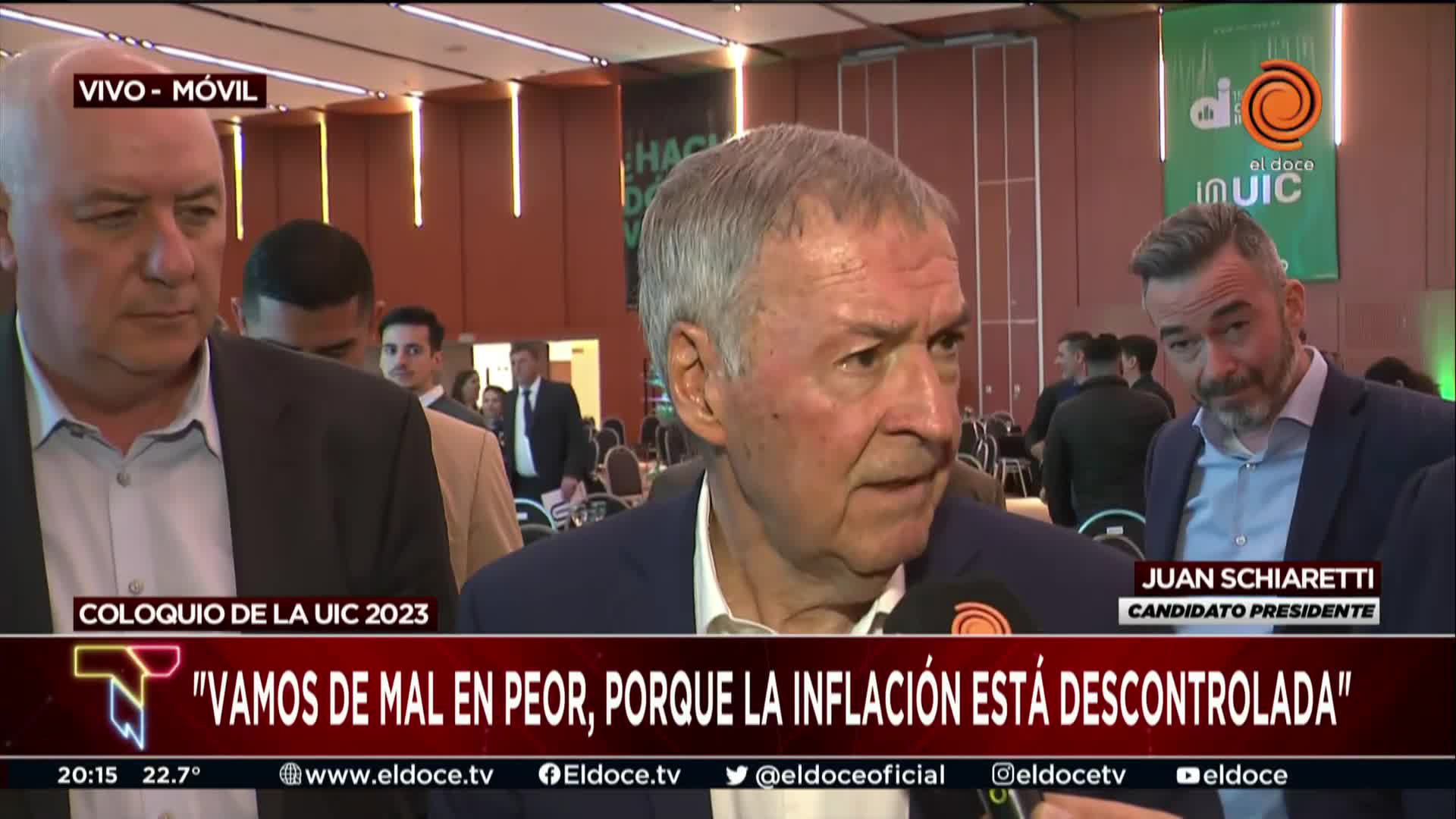 Schiaretti responsabilizó a Sergio Massa por la inflación