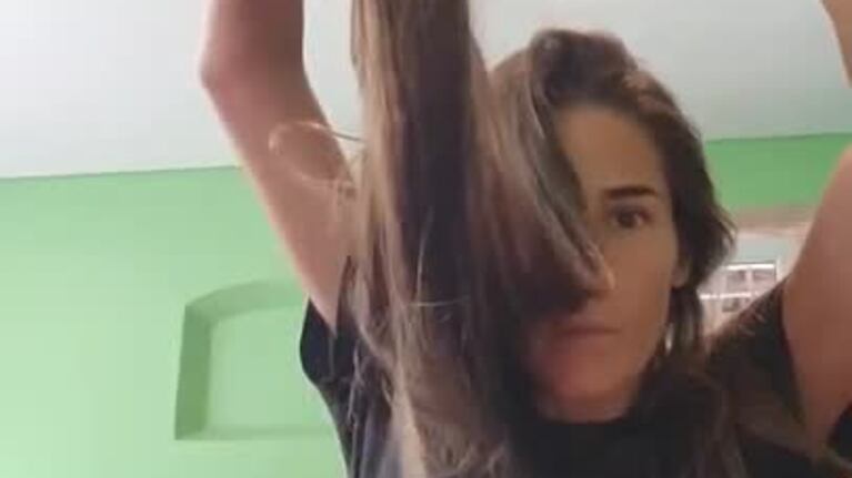 Juana Viale se cortó el pelo: "¡Por la libertad!"