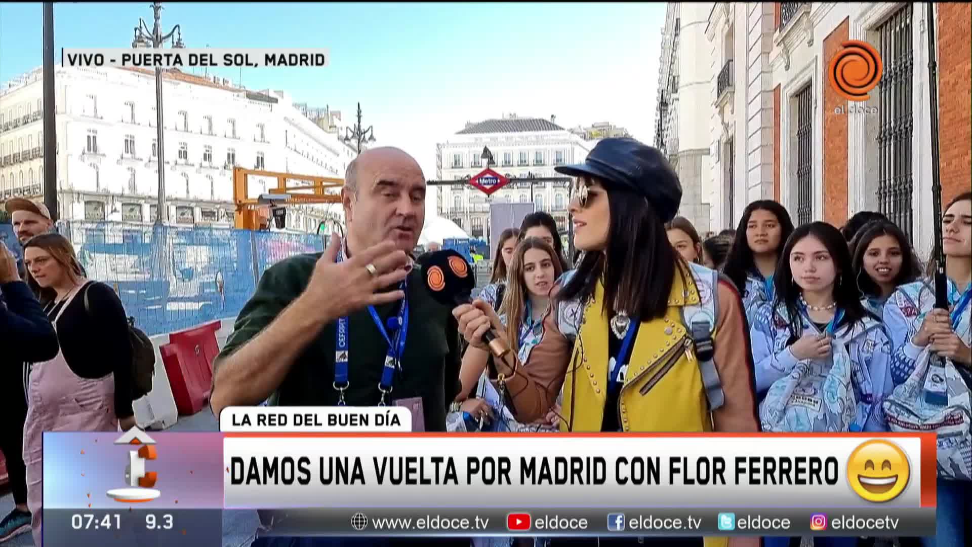 El Doce en Europa: Flor Ferrero llegó a Madrid