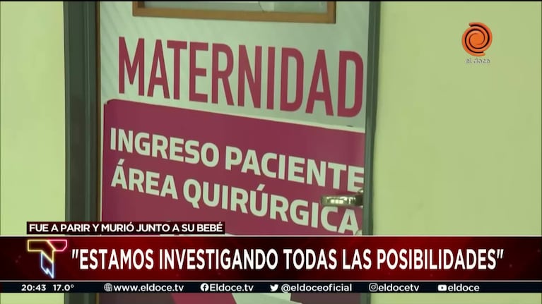 El hospital Pasteur abrió una investigación por las muerte de la embarazada y su hijo