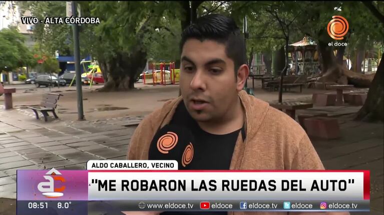 Los ladrones desarman los autos en las calles de Alta Córdoba