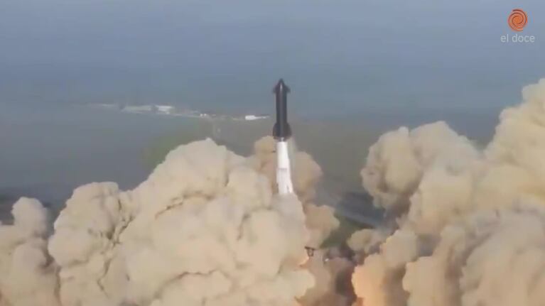 El despegue y la explosión del cohete Starship
