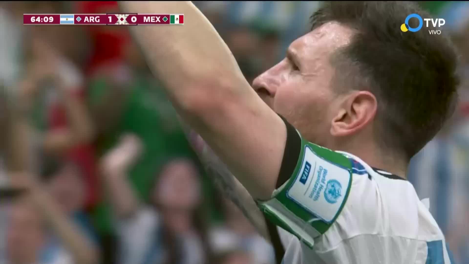 Messi puso el 1 a 0 de Argentina