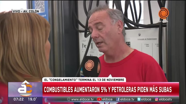 Aumentó un 5% el precio de los combustibles