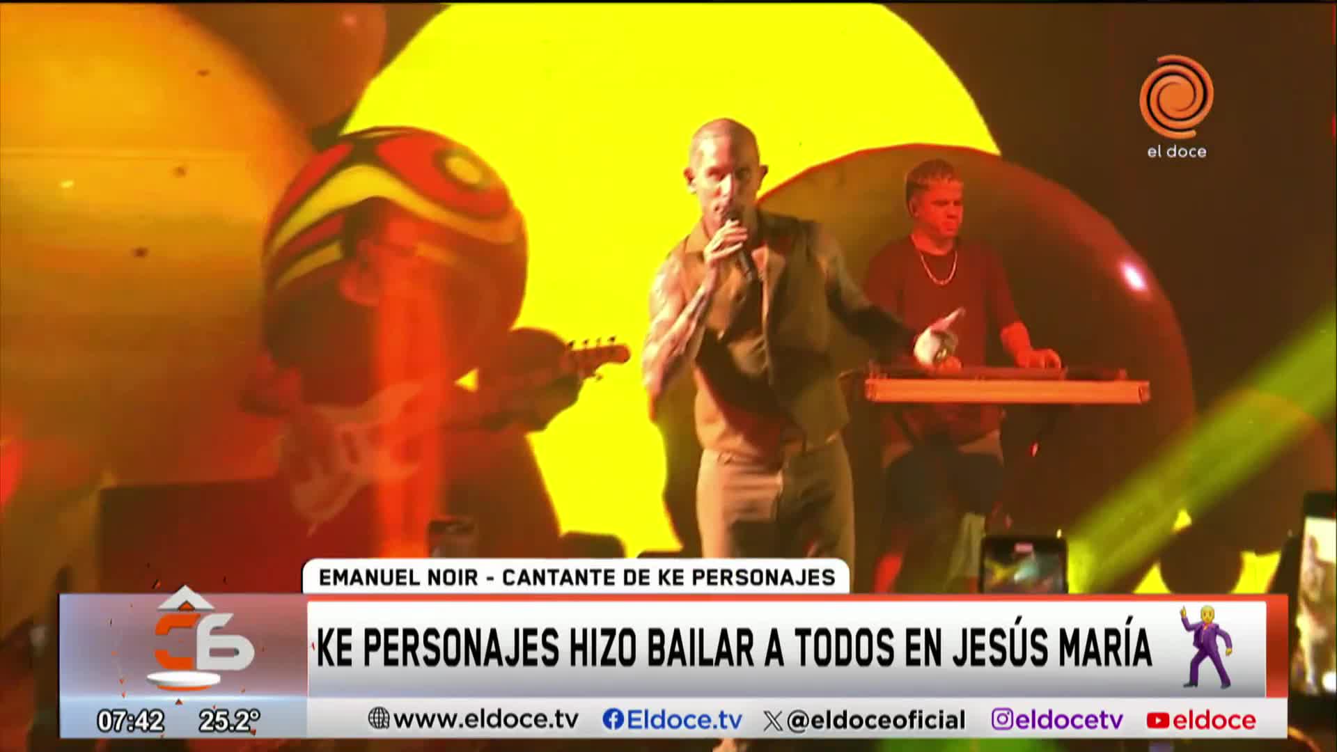 Ke Personajes hizo bailar a todos en la noche extra de Jesús María