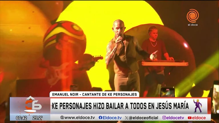 Ke Personajes hizo bailar a todos en la noche extra de Jesús María