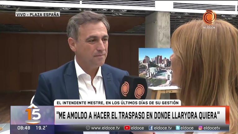 Mestre y el traspaso: "Me amoldo a hacerlo en donde Llaryora quiera"