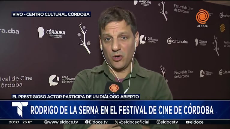 Rodrigo De la Serna: "Estoy harto del cine porteño"