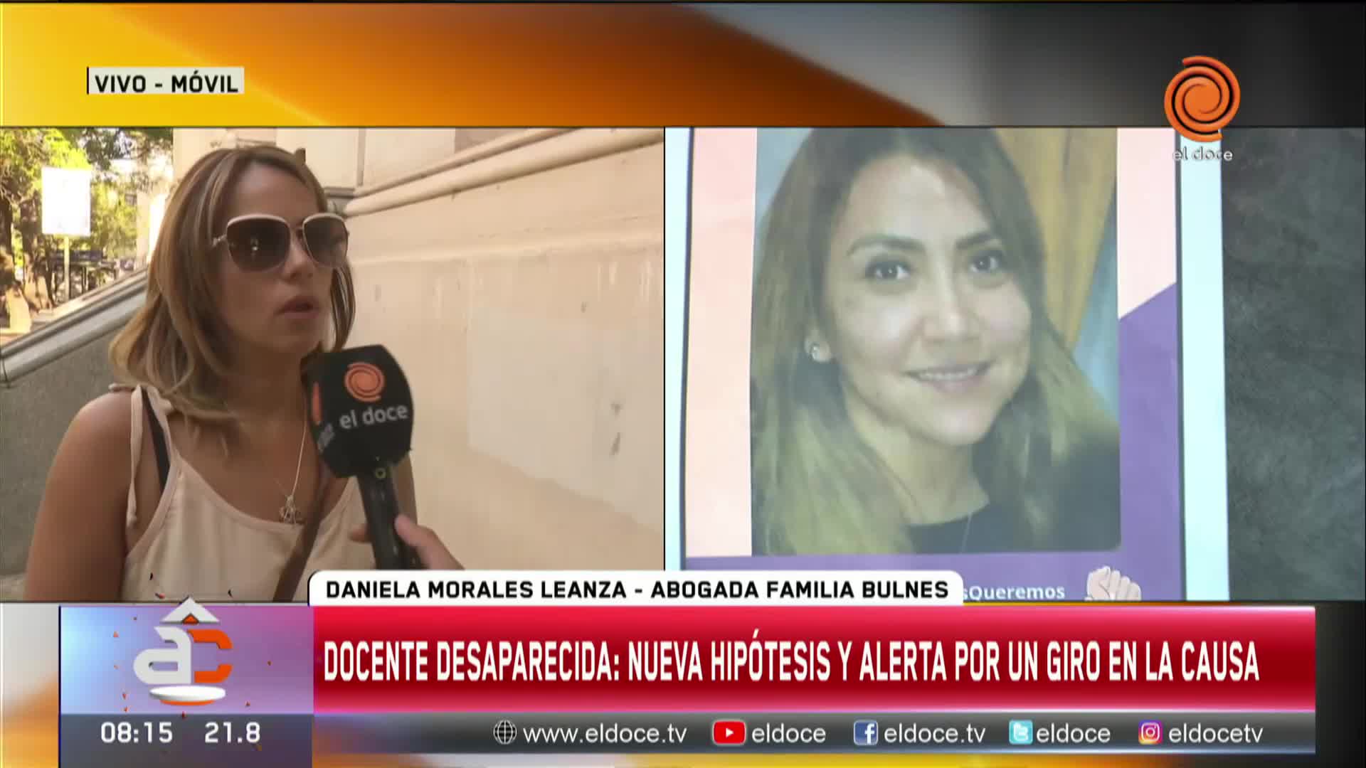 11 días sin rastros de Anahí Bulnes, la docente desaparecida